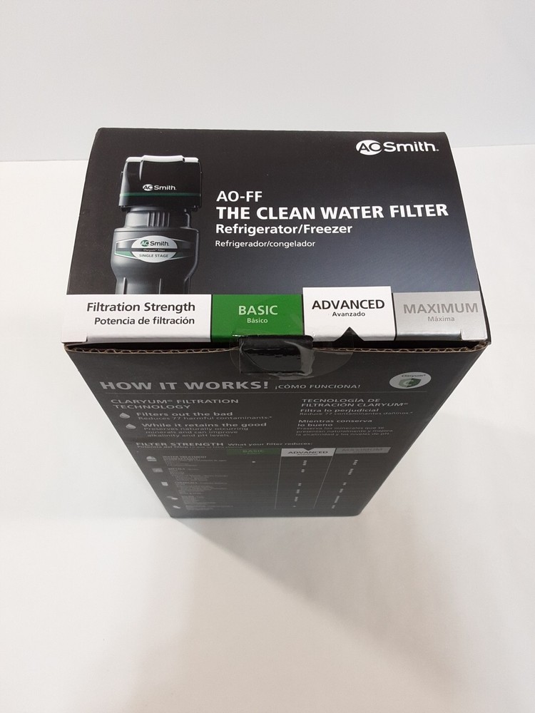 AO Smith AO-FF Clean Water Advanced Carbon Water Filtration System New
