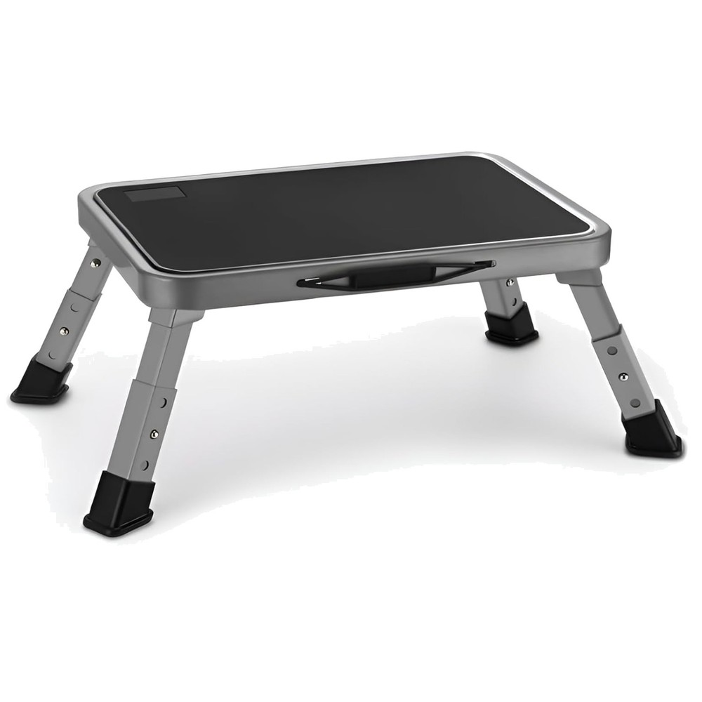 Multi-Purpose Foldable Step Ladder with Thick Rubber Feet - 330lbs Capacity