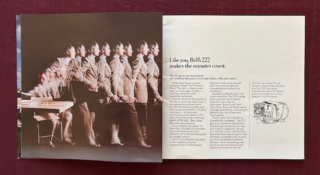 Bell 222 Twin 1977 Brochure