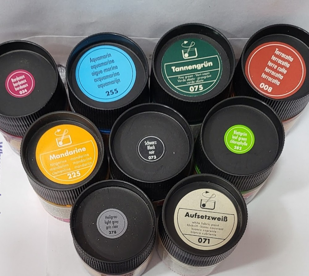 Marabu Silk Paint 9 x 50ml each (1)