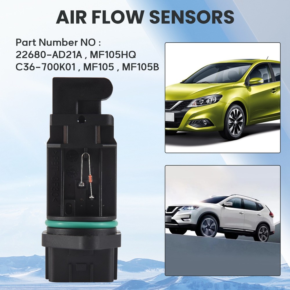 Mass Air Sensor Meter for 2.0 16V SR20DE 22680-AD21A8542