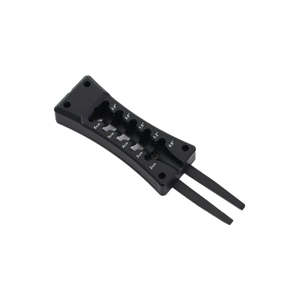 Multi Purpose Golf Tool with Adjustable Tee Height and Repair Features