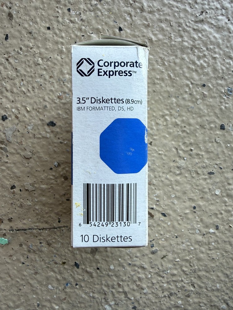Corporate Express CEB23130 3.5 Floppy Diskettes Disks