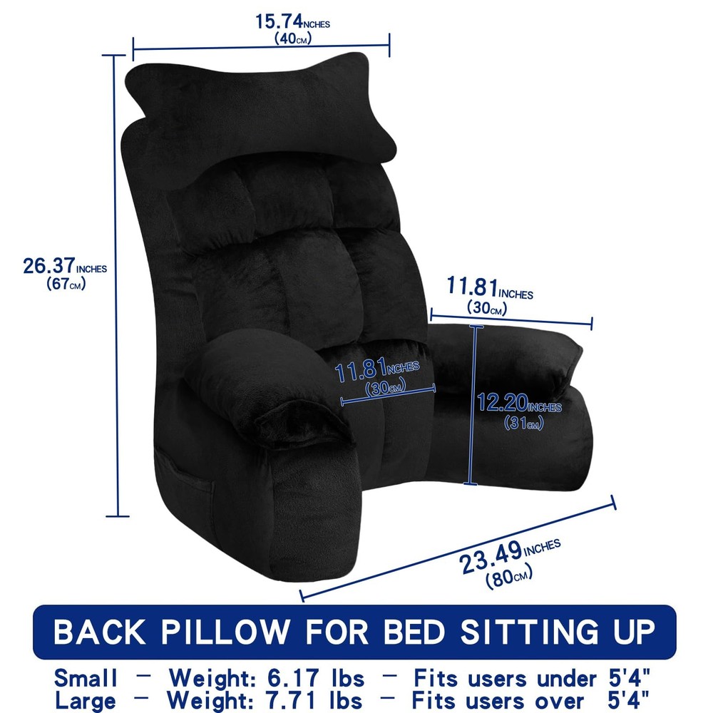YDCEULARDOH Reading Large – 7.71 lbs (For users 5'4"), Charcoal Black