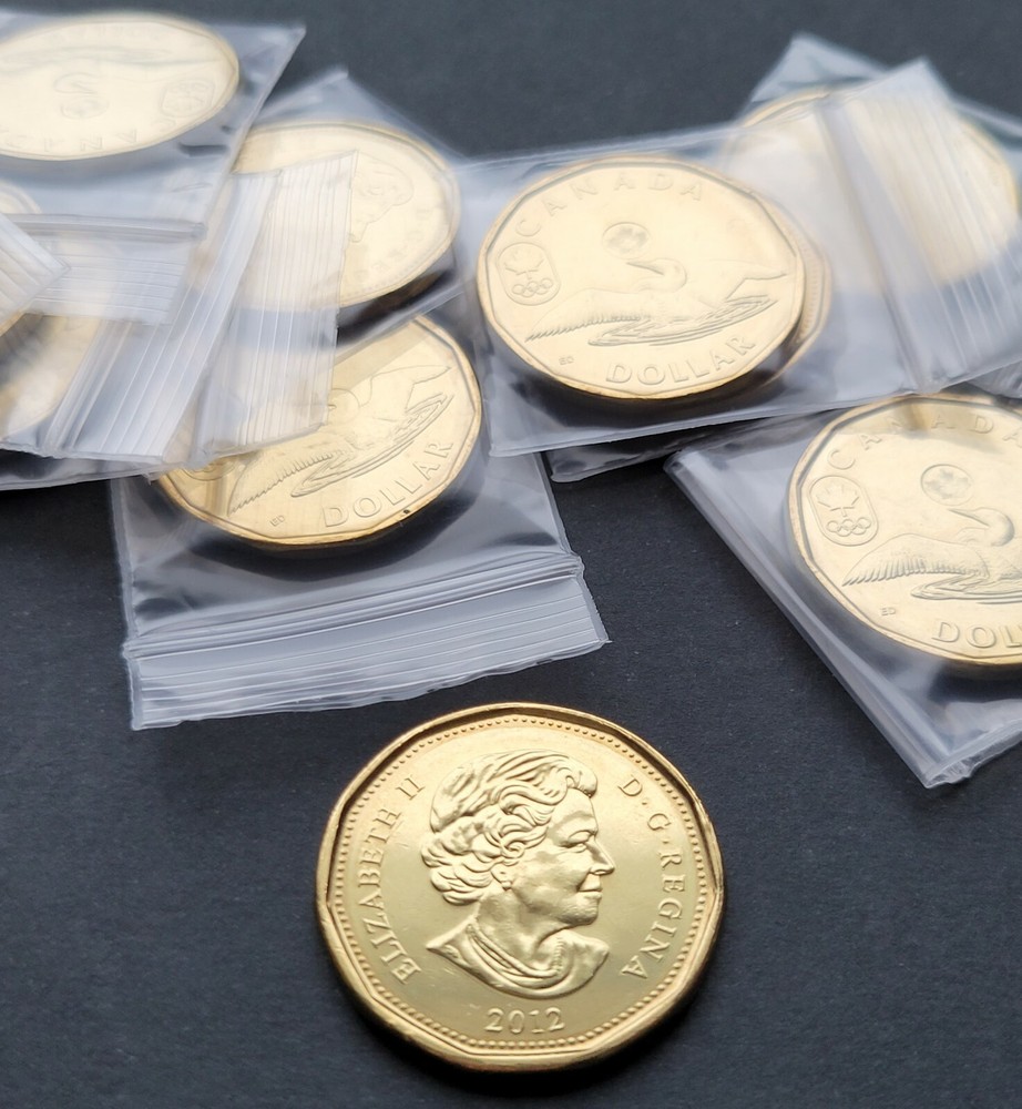 *** CANADA LUCKY LOONIE 2012 *** FROM MINT ROLL ***