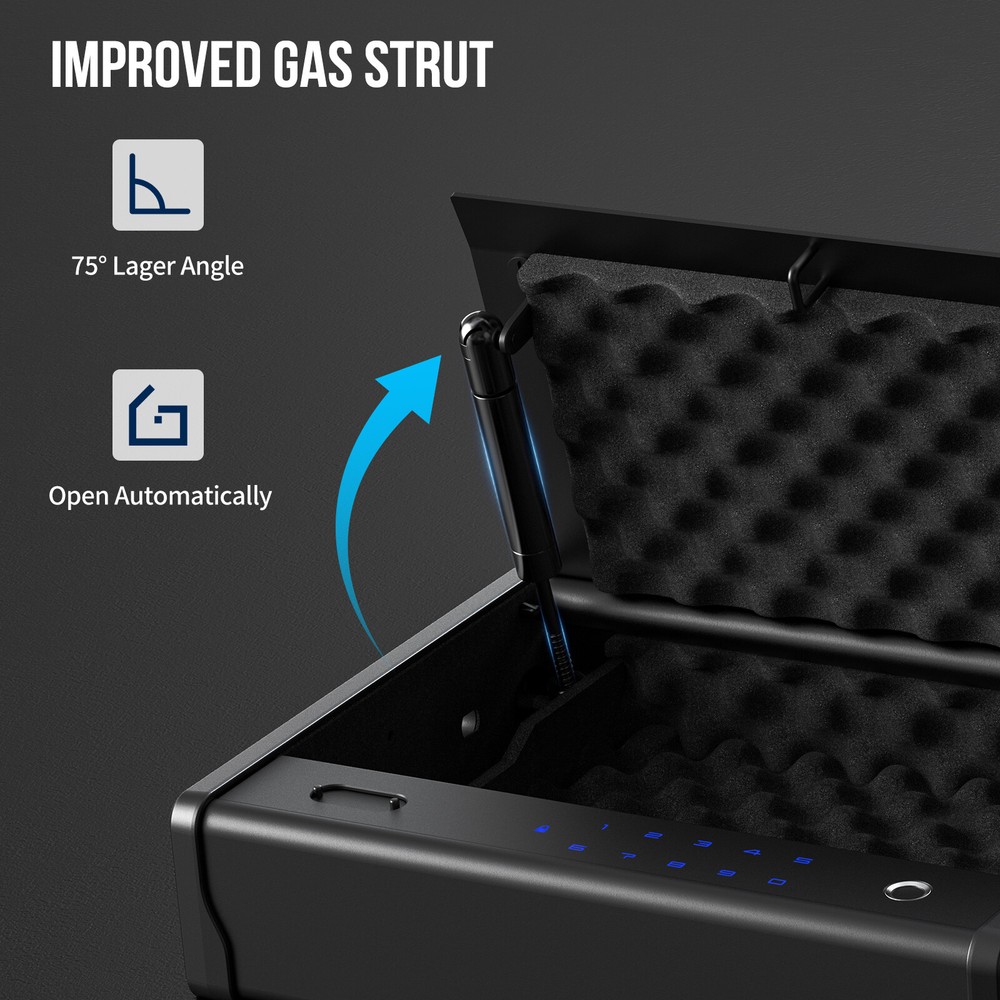Blacksmith Gun Safe High Precision Fingerprint Pistol Secure 3 Ways Quick Access