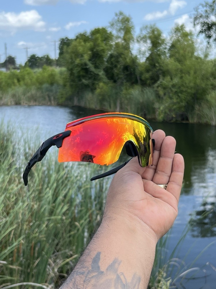Red Oakley encoder sunglasses