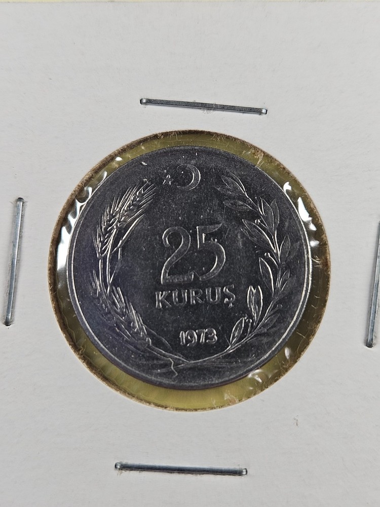 COINS - TURKEY - 25 KURUS 1973