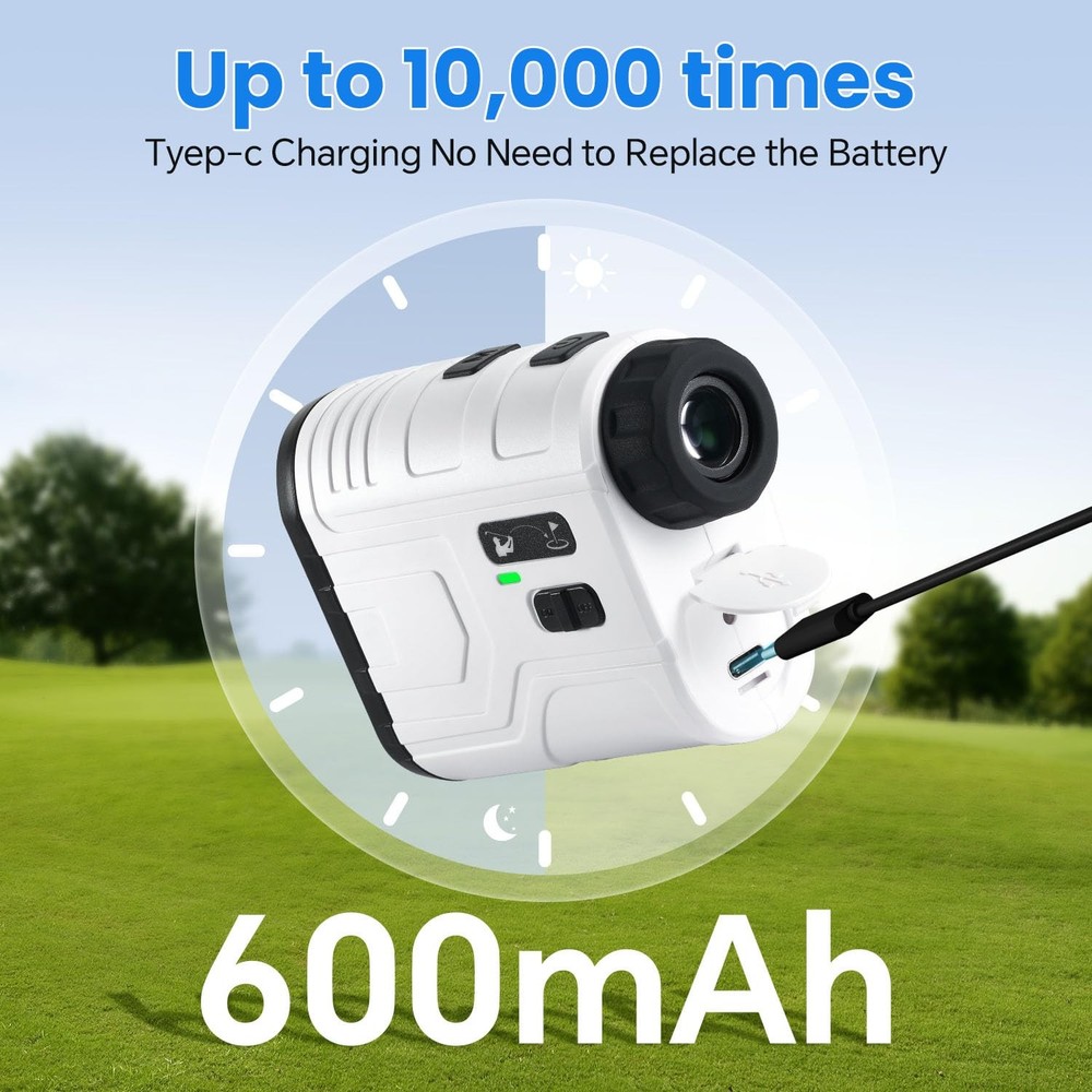 1200Yards Range Finder Golf with Slope, 7X Magnification Range Finder, Lightw...