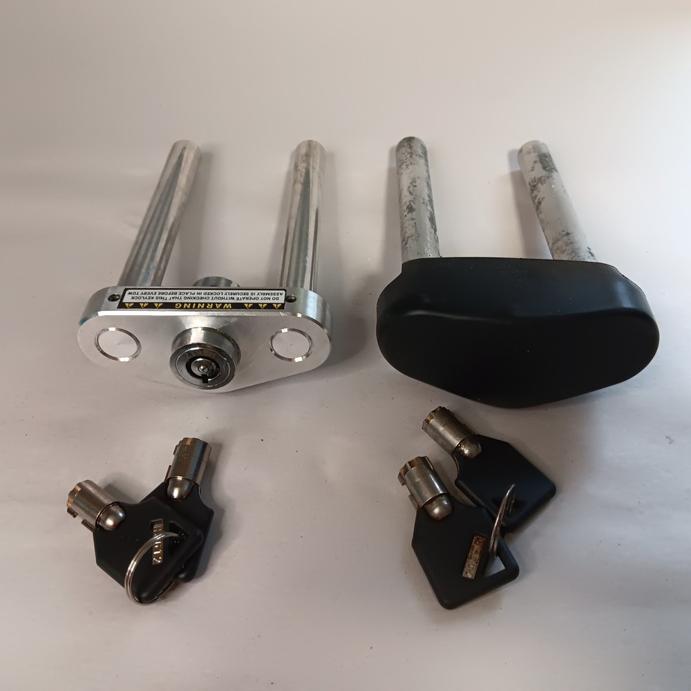 Dual Pin Hitch Lock and Key Sets