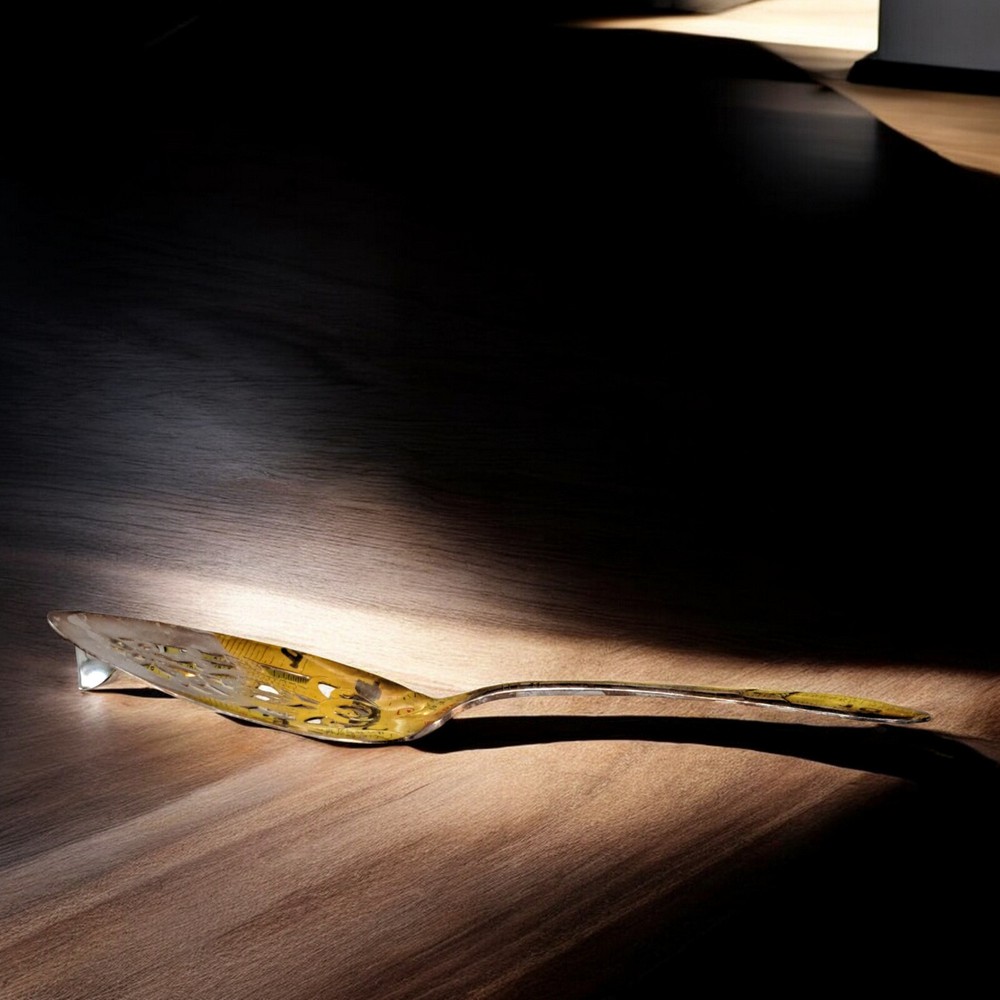 Community Silverplate Pie / Cake Server Floral Design