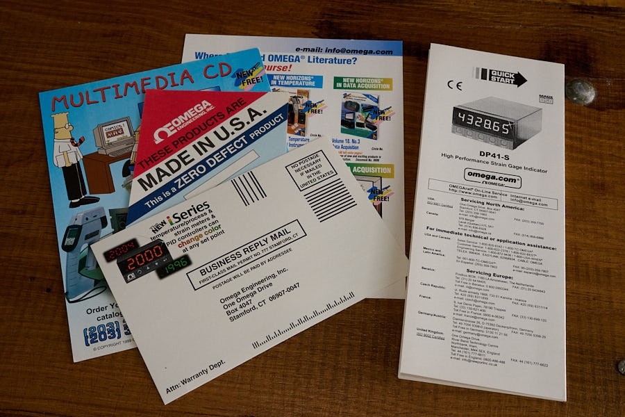 Omega Engineering DP41-S-DC-A Strain Meter