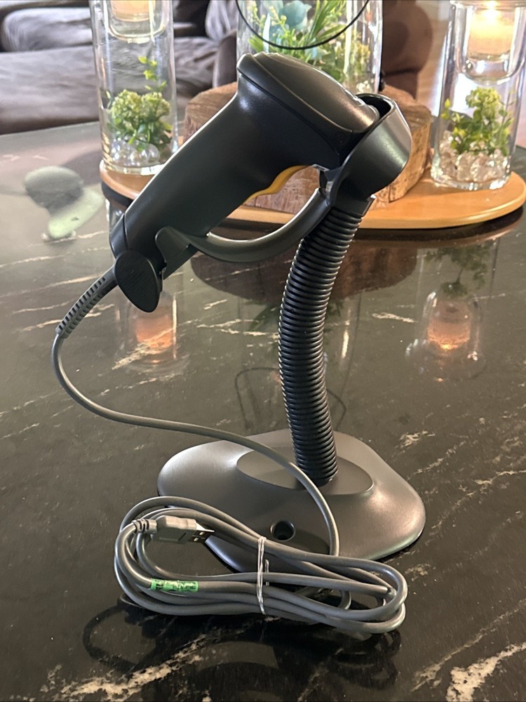 Symbol Technologies LS2208-SR20007 USB Laser Barcode POS Scanner with Dock Stand