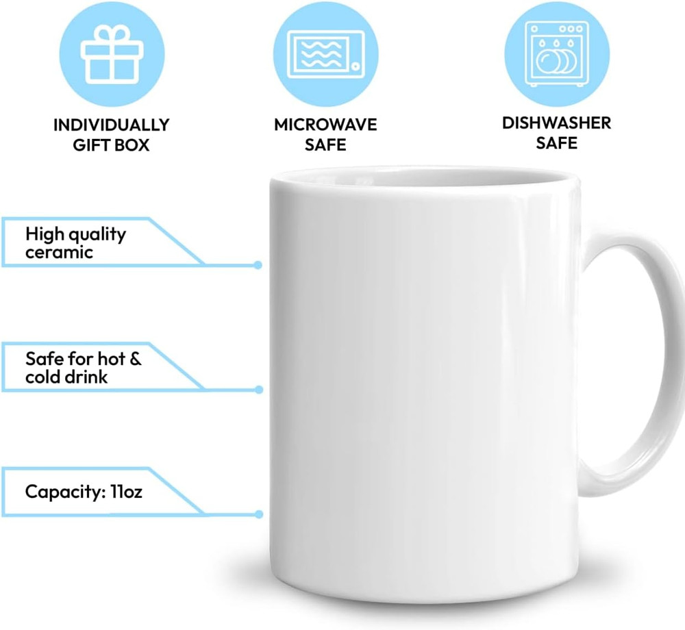 Black Flag Coffee Ceramic Mug, 11 -15 OZ