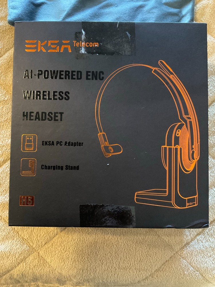 EKSA H5 Wireless Headset w/ Mic USB Dongle & Charging Stand – Tested