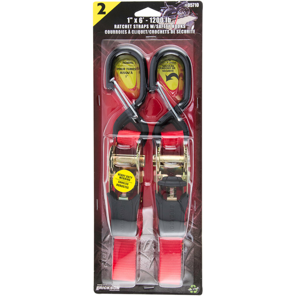 Erickson Hook Strap - 1" x 6' - Red | 05710