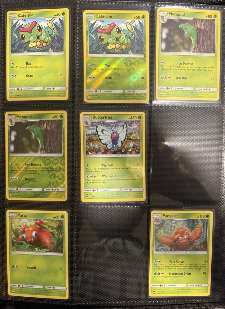 2017 Pokémon Sun & Moon Base Partial Complete Master Set, Binder Included