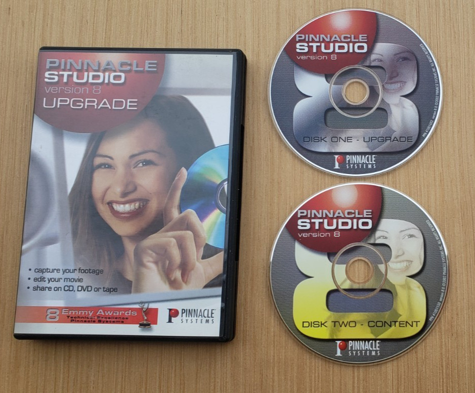 Pinnacle Studio Version 8 Professional Movie Making Computer Software
