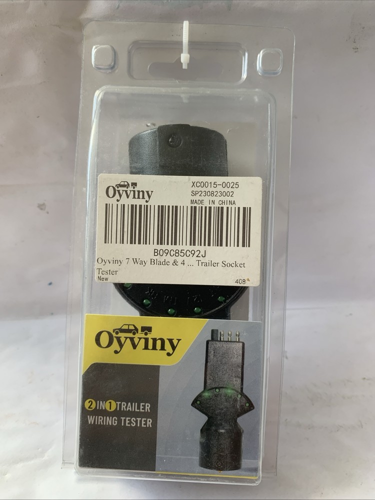 7 Way Blade & 4 Pin Trailer Light Circuit Tester With Led Indicators 6 Function