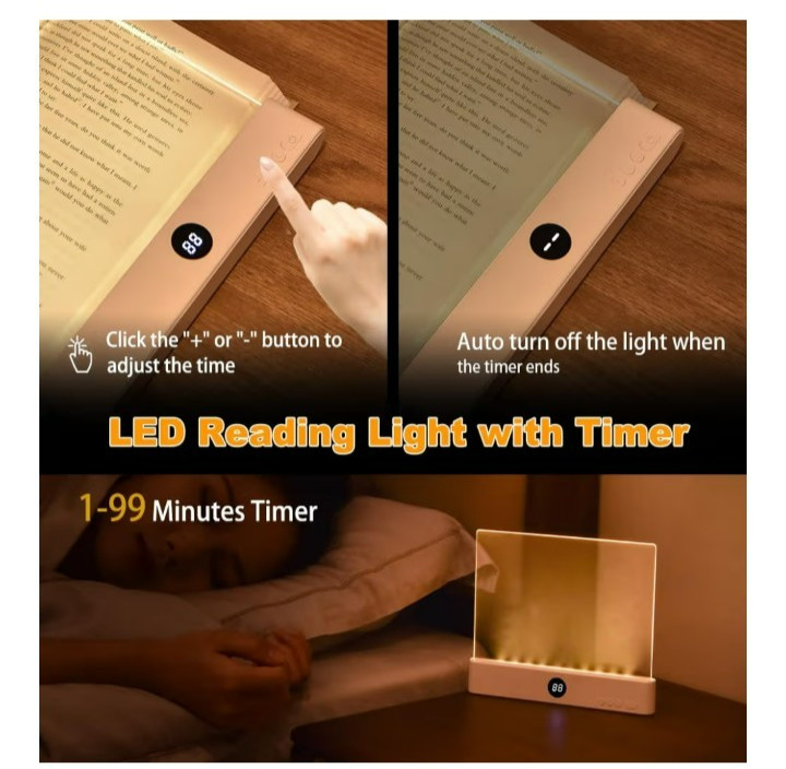 pink rechargeable book light