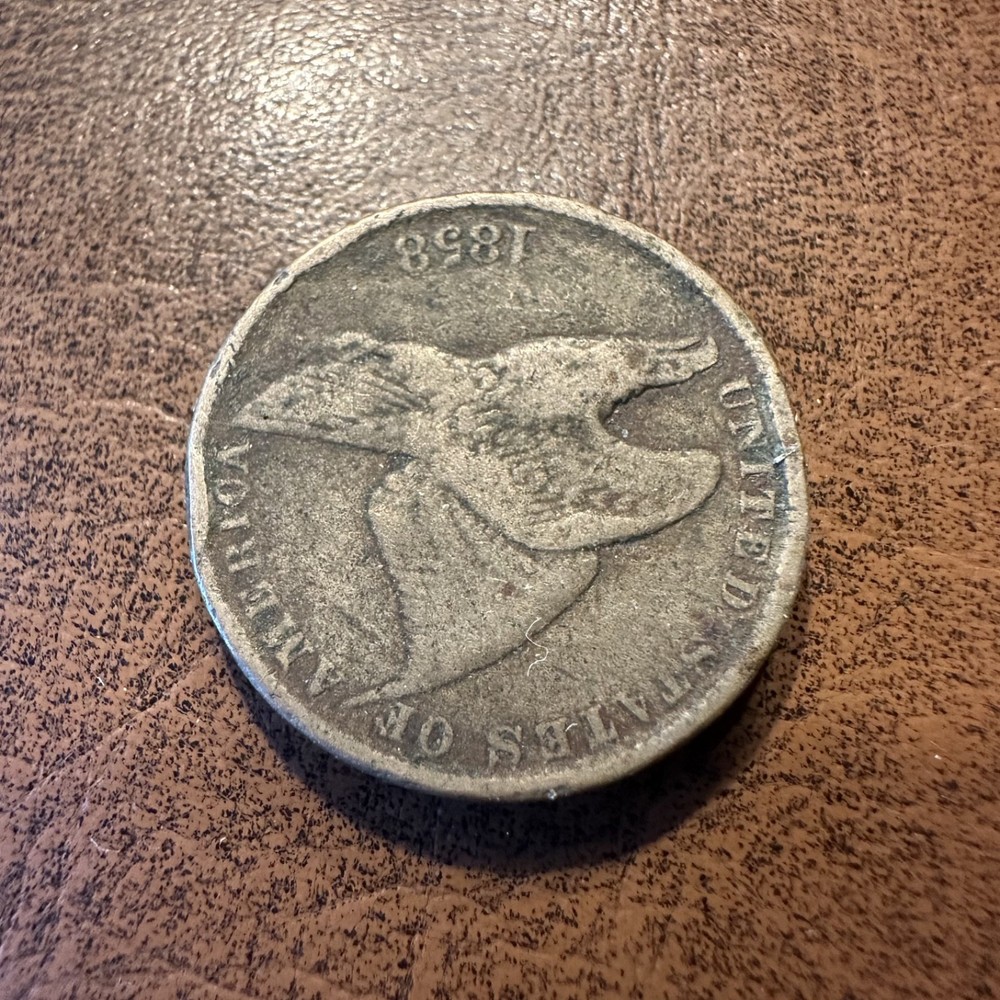 1858 Flying Eagle Cent Small Letters