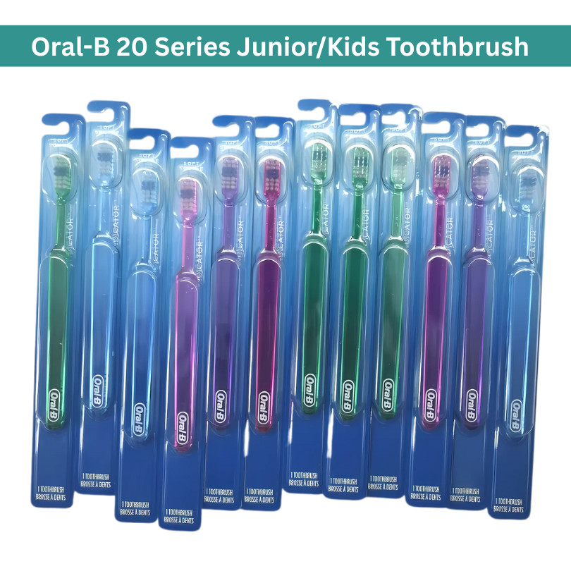 12-PACK Oral-B Indicator 20 Series Junior Childrens Toothbrushes, Extra Soft