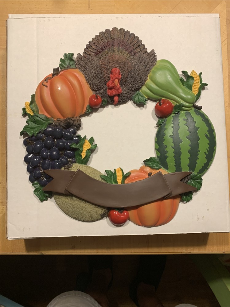 Thanksgiving Wreath- Poly MSR Imports