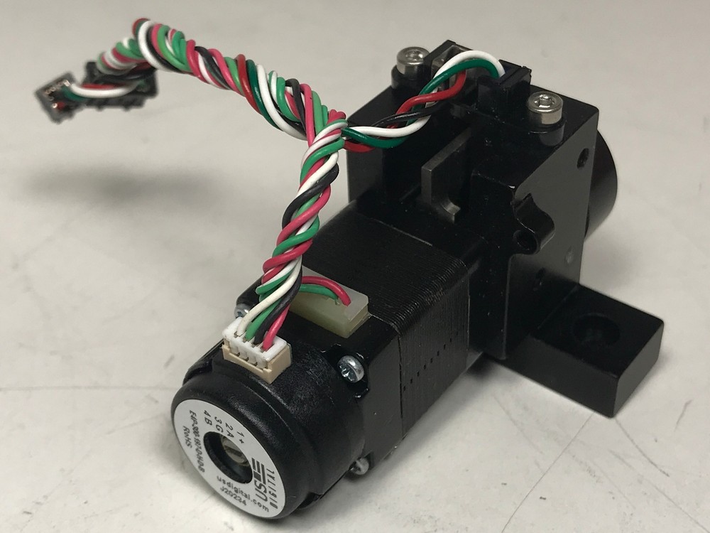 Hybrid Stepper Motor Linear Actuator w/ Rotary Encoder 9mm Motorized Micrometer