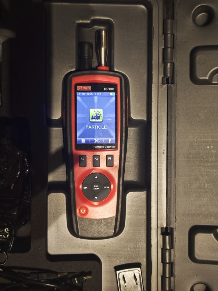 RS PRO RS-9880 Data Logging Air Quality Meter Monitor Sensor Device Text Type