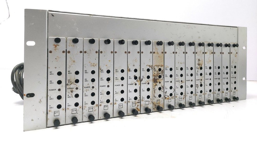 16 Channel Analog CATV Headend RF Modulator Rack Mount System
