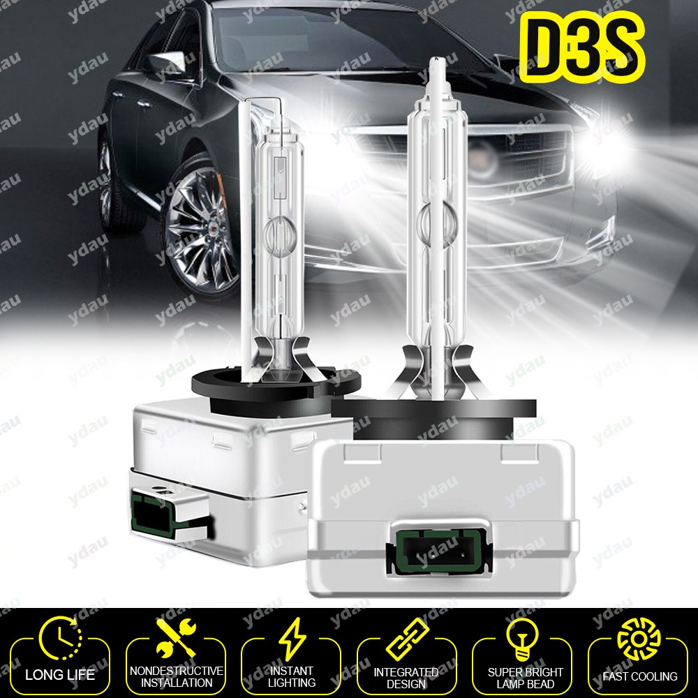 Front HID Headlight Bulb Fit For CADILLAC XTS 2013 2014-2017 High/Low Beam 6000K