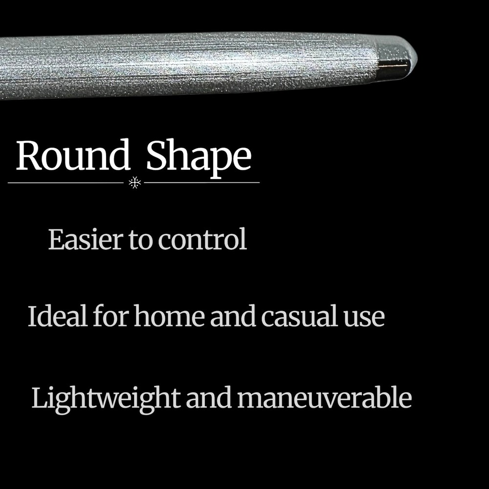 12-Inch Oval Diamond Solid Steel Sharpening Rod