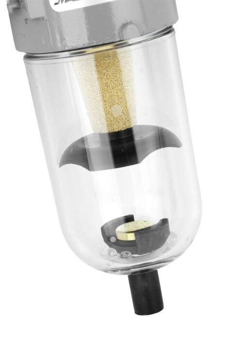 Milton® 1/4" NPT Polycarbonate Mini Filter, Includes a 20 Micron Filter, 150 PSI