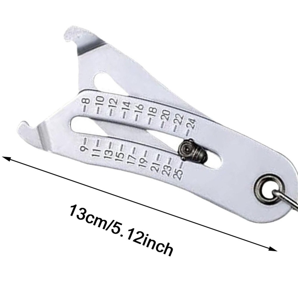 Precise Thread Size Checker Keychain Nut Bolt Thread Gauge Identifier