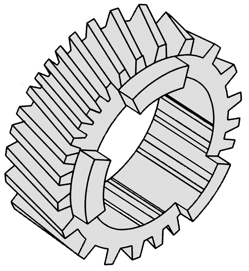 KNIFE SHAFT GEAR