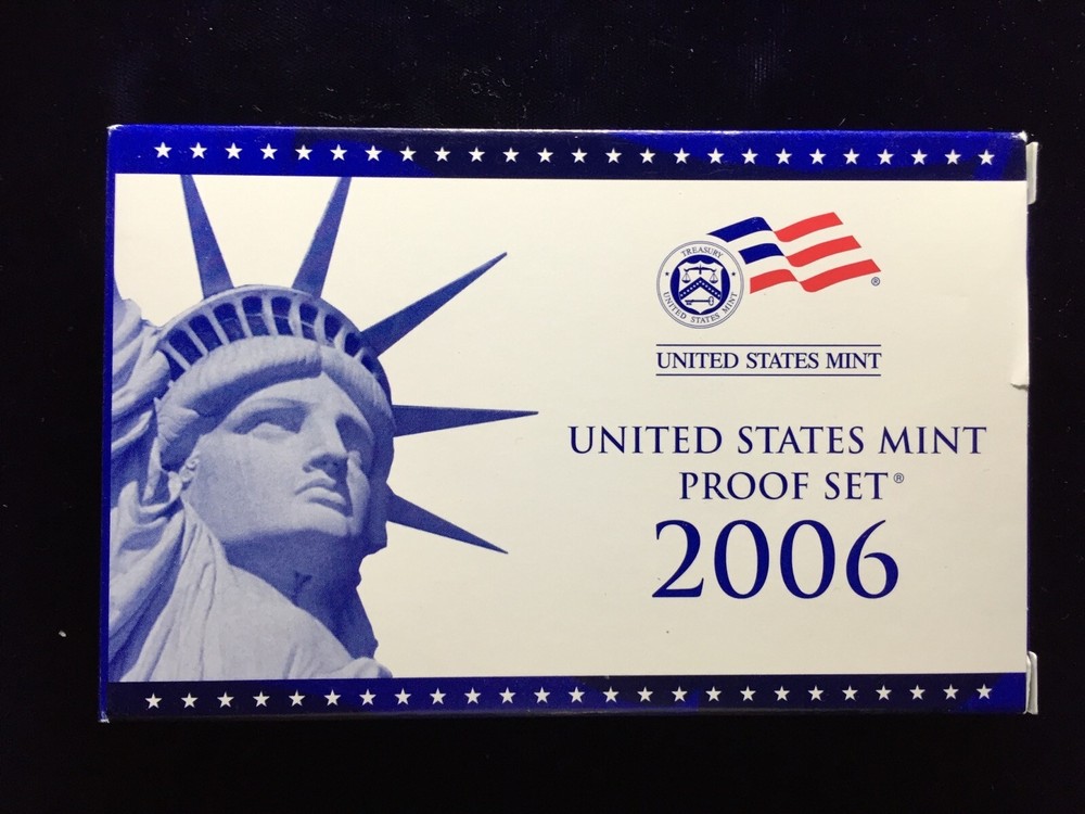 2006 US Mint Proof Set 10 Piece Clad Set with State Quarters