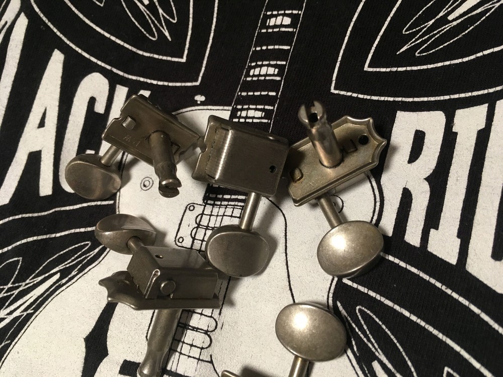 Fender Aged Relic Tuners for Stratocaster Telecaster Kluson Replacement 6 inline