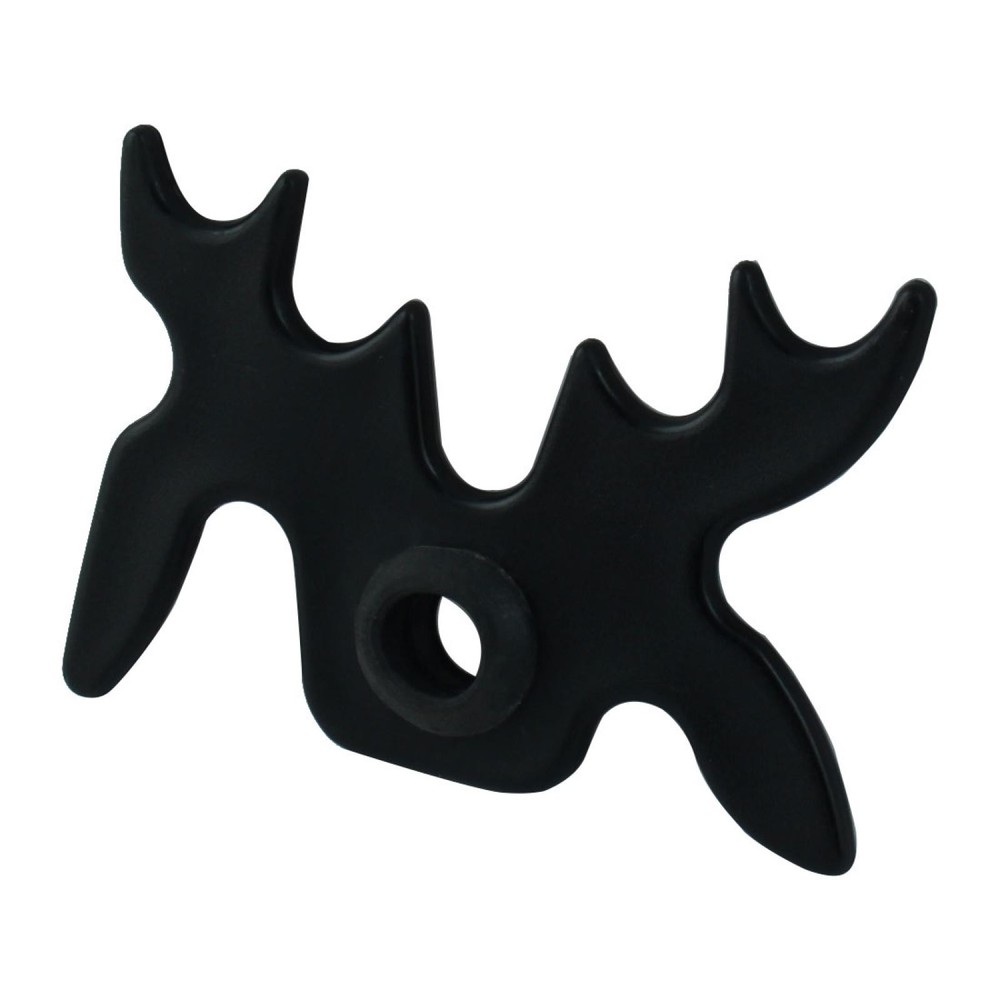 Billiard Pool Table Accessory Plastic Snooker Cue Rack Rod Head Holder Black