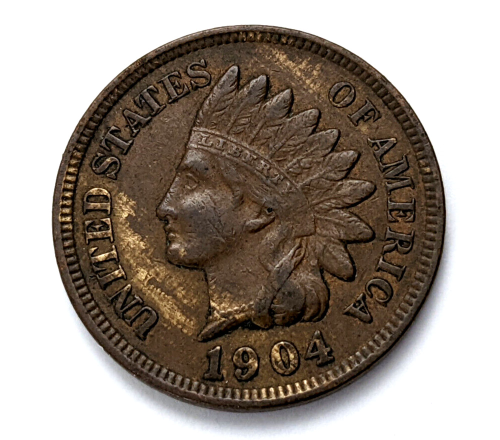 1904 Indian Head Cent US No2