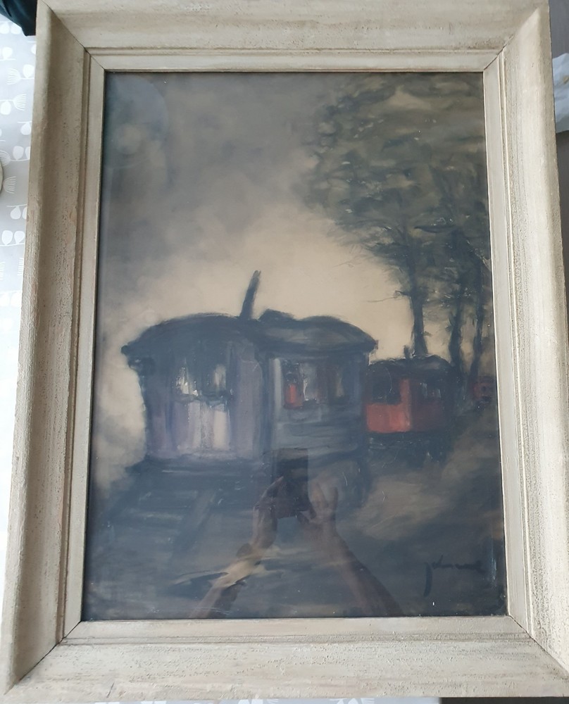 Charcoal drawing by Idzerda (1915-1992)