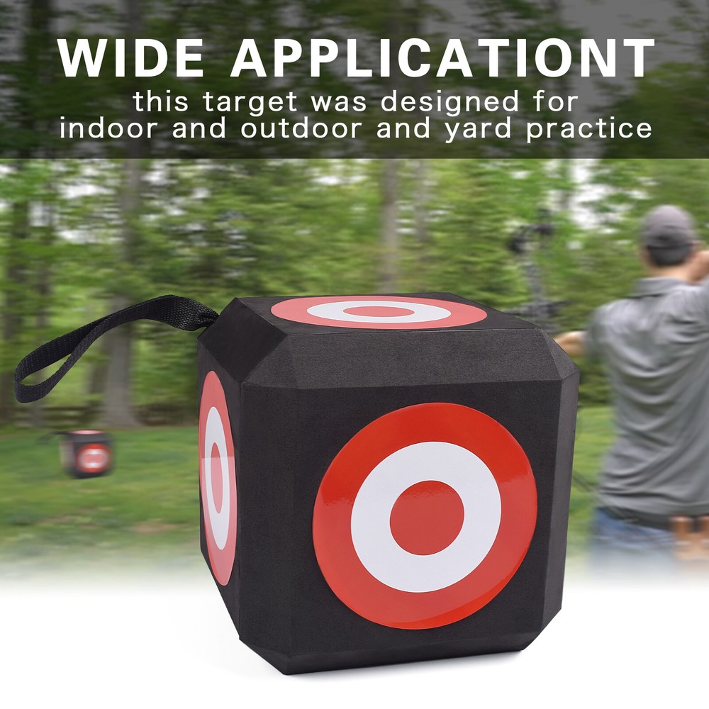 Archery Target Cube Eva Foam Training 6 Sides Square for Recurve Archery Bow