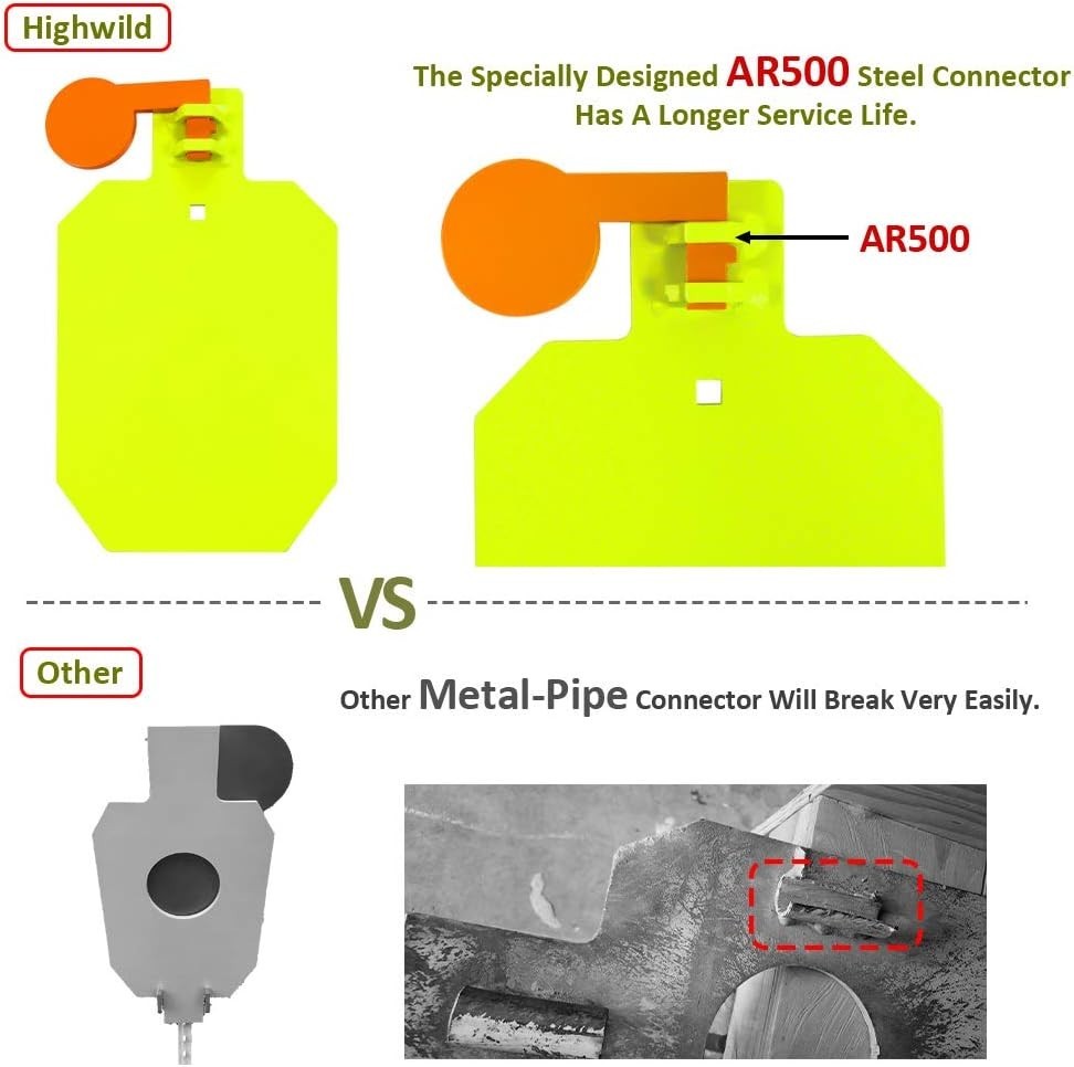 Precision Laser-Cut AR500 Hostage Target - 7" x 12" for Dynamic Shooting Fun