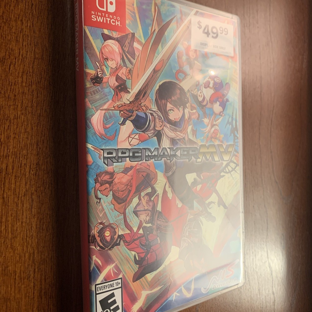 RPG Maker MV - Display Box - Nintendo Switch Case ONLY / Authentic - NO GAME