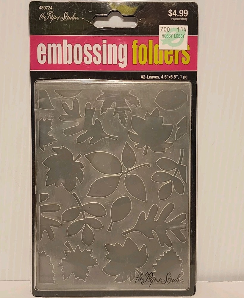 The Paper Studio LEAVES Embossing Folder Fall, Autumn