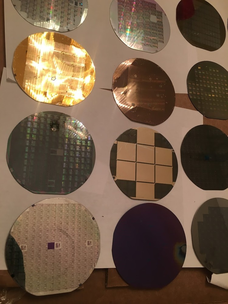 4" Unknown Silicon Wafer 1980s Extremely Rare