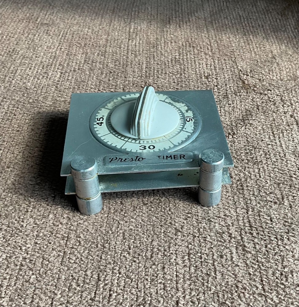Vintage Aluminum Presto Kitchen Timer