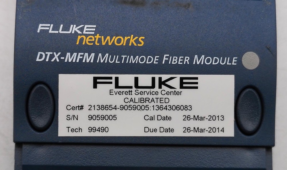 FLUKE NETWORKS DTX-MFM MULTIMODE FIBER MODULE