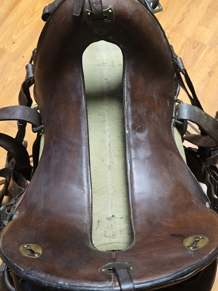 US Cavalry M1904 McClellan Saddle Marked JCH,LEW