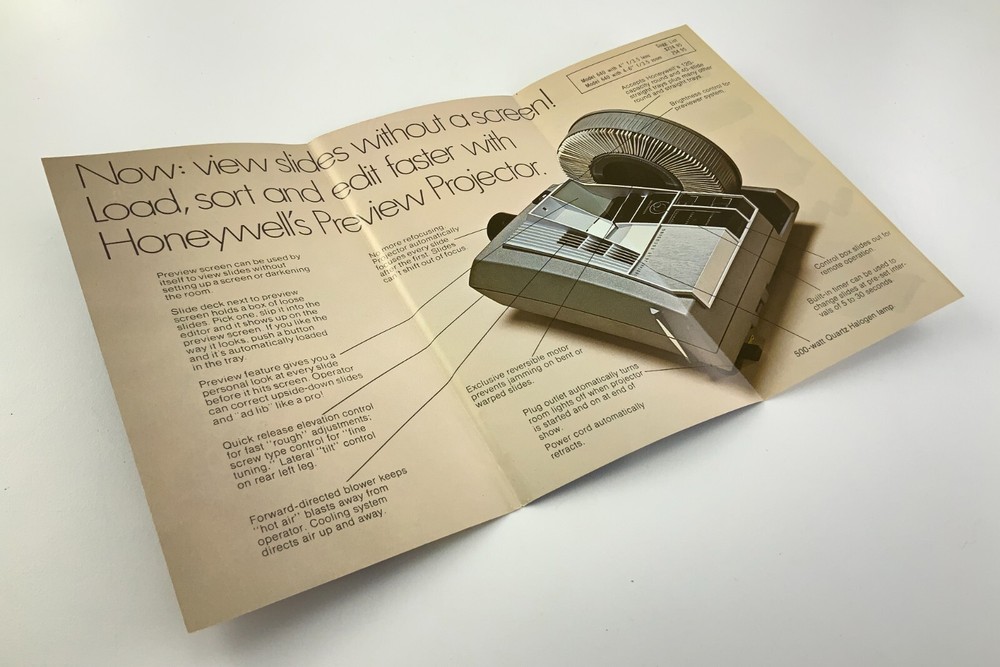 Honeywell Preview Projector McQueen Canada Brochure CC841