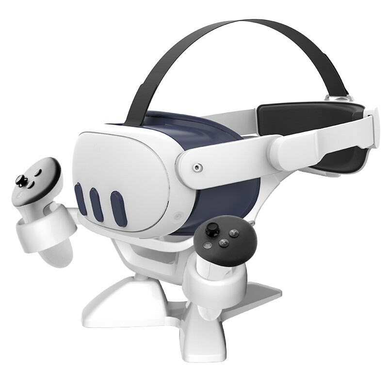 Display Stand for Meta Quest 3 Controller Headset Holder VR Storage Accessories